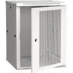                 Шкаф LINEA W 15U 600x600 мм дверь перфорированная RAL7035
               