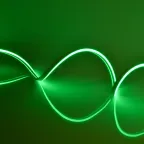 Гибкая светодиодная лента. NEON ULS-N01-2835-120LED/m-6mm-IP67-DC12V-9W/m-5M-GREE катушка 5м в блистере зеленый свет