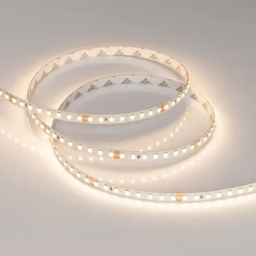 Лента RT-A128-8mm 24V Warm3000 (10 W/m, IP20, 5m) (Arlight, высок.эфф.150 лм/Вт)
