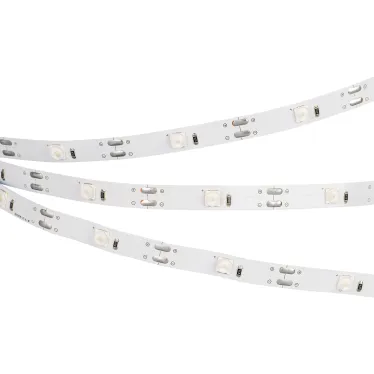 Лента LED RT-5000-6060LENS-20-12V Warm3000 (10мм, 10W/m, IP20) (ARL, Открытый)