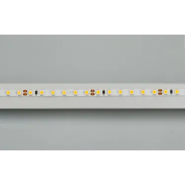Лента светодиодная RT-A120-5mm 24V Warm3000 (9.6 W/m, IP20, 2835, 5m) (arlight, узкая) | 024105(2) | Arlight