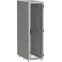 Шкаф серверный ITK LINEA S 19'' 24U 600х1000мм передняя дверь двухстворчатая перфорированная задняя дверь перфорированная серый RAL 7035