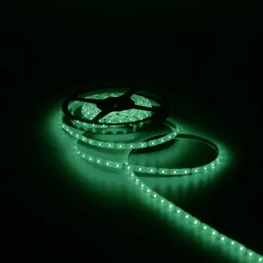Лента светодиодная LED 2835/60-SMD 4.8 Вт/м 210 лм/м Зеленый DC 12В IP66 8мм (блистер 5м) Black Gauss