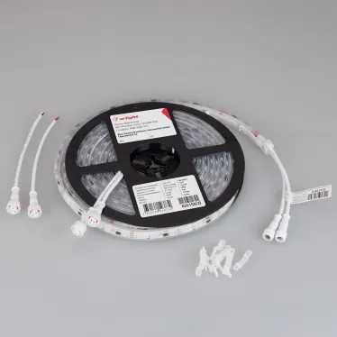 Лента герметичная SPI-PFS-B60-12mm 12V RGB-PX3 (14.4W/m, IP68, 5060, 5m) (, IP68)
