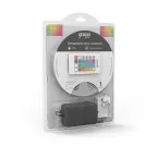 Лента светодиодная LED 5050/60-SMD 12 Вт/м 780 лм/м RGB DC 12В IP65 10мм комплект лента и драйвер (блистер 5м) Basic Gauss