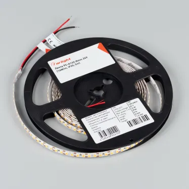 Лента светодиодная FC-A160-8mm 24V White6000-CX1 (14 W/m, IP20, 5m) (ARL, резка 1 светодиод, 160 LED/m)