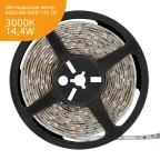 Лента светодиодная LED 5050/60-SMD 14.4 Вт/м 510 лм/м 3000К DC 12В IP20 8мм (ZIP bag 5м) Elementary Gauss