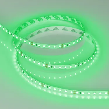 Лента RT-A120-8mm 24V Green(9.6 W/m, IP20, 2835, 5m) (, Открытый)