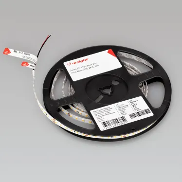 Лента RT-A120-8mm 24V Warm2400 (14.4 W/m, IP20, 2835, 5m) (, Открытый)