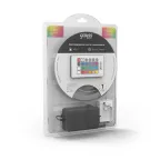 Лента светодиодная LED 5050/30RGB+30W-SMD 6 Вт/м 390 лм/м RGBW DC 12В IP20 10мм комплект лента и драйвер (блистер 3м) Basic Gauss
