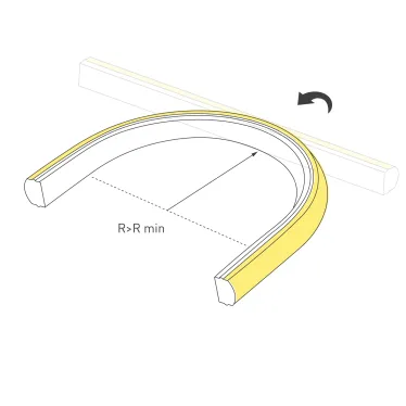 Лента герметичная MOONLIGHT-TOP-X320-11x7mm 24V Warm2700 (10 W/m, IP65, CSP, 5m, wire x2) (Arlight, Силикон)