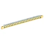                  Шина PEN ''земля-ноль'' 6х9 мм 24х2 (24 группыхкрепеж по краям), REXANT
               
