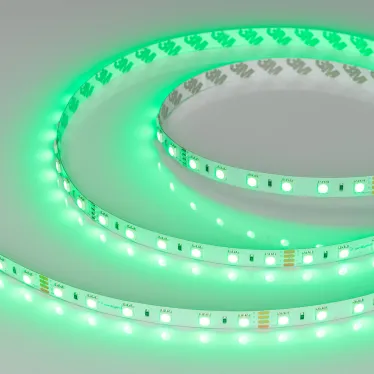 Лента RT-B60-10mm 24V RGB (14.4 W/m, IP20, 5060, 5m) (, Открытый)