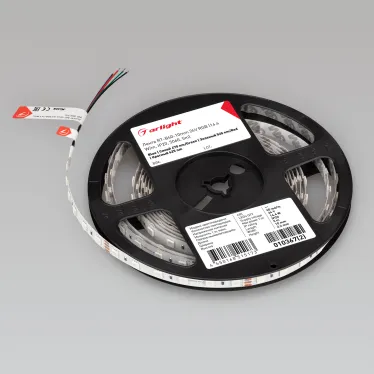Лента RT-B60-10mm 24V RGB (14.4 W/m, IP20, 5060, 5m) (, Открытый)