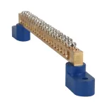                  Шина нулевая с двумя изоляторами OptiKit BB-T-PE-S-24-8х12-желтый
               