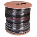 Кабель RG-11U (75 Ом), CCS/Al/Al 83 % (бухта 305 м) черный (OUTDOOR) | 01-3011 | REXANT