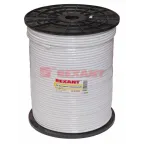 Кабель RG-6U+CU, (75%), 75 Ом, 305м., белый | 01-2233 | REXANT