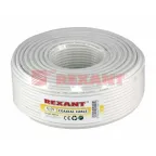 Кабель 3С-2V, (48%), 75 Ом, 100м., белый | 01-2611 | REXANT