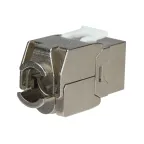 Модуль Keystone Jack RJ-45(8P8C) FTP экранированный CAT6A 180град самозажимной