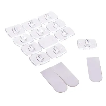 Крючки для монтажа гирлянд Набор из 20 шт Прозрачные UCC-Y11 CLEAR 020 POLYBAG ТМ Uniel