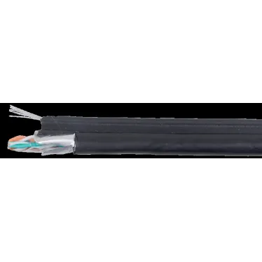 Каб. в. п. F/UTP кат. 5E 4 пары LDPE 1м трос чер. | BC3-C5E04-359-305-G | GENERICA