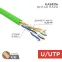 Витая пара U/UTP CAT 5e нг(А)-LSLTx 4PR 24AWG INDOOR SOLID зеленый 305м