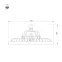 Светильник светодиодный ДСП-100 SP-ARIVA-DIM-R260-100W White5000 (BK, 60 deg, 230V, 0-10V) (ARL, IP65 металл, 5 лет)