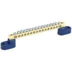                  Шина N ноль на двух угловых изоляторах ШНИ-6х9-16-У2-С
               