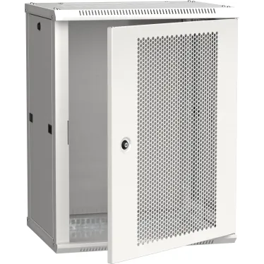 Шкаф LINEA W 18U 600x450 мм дверь перфорированная RAL7035