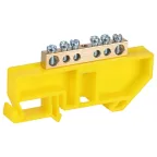                  Шина NO-224-88 PE земля на DIN-изоляторе ШНИ-6х9-6-Д-желтый
               