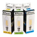 Лампа светодиодная LED 5вт Е14 теплый свеча FILAMENT