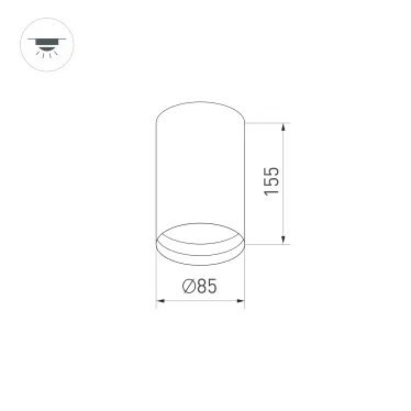 Блок аварийного питания ARJ-EMG-8W-INT (60-180V, 1.5H, LiFePO4) (Arlight, IP20 Металл, 5 лет)