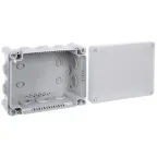 Коробка прямоугольная - 180x140x86 - Программа Plexo - IP 55 - IK 07 - серый - 10 кабельных вводов - 750 °C | 092052 | Legrand