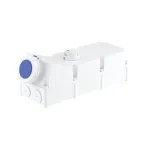 Розетка наружной установки IP67 125А 2P+E 230В с механической блокировкой и боковым расположением разъема