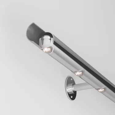 Светильник светодиодный ALT-LODESTAR-HANDRAIL-R27-1.5W Warm3000 (GR, 30x60 deg, 12-24V) (ARL, IP67 металл, 3 года)