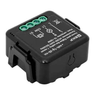 Умное реле в подрозетник 1-канальное без нейтрали Zigbee EKF Connect Select