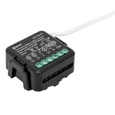 Умное реле в подрозетник 3-канальное с нейтралью Zigbee EKF Connect Select