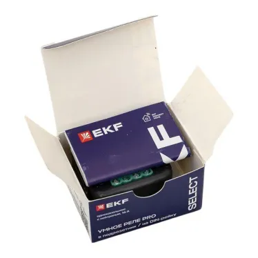 Умное реле в подрозетник 1-канальное с нейтралью 16А Zigbee EKF Connect Select PRO