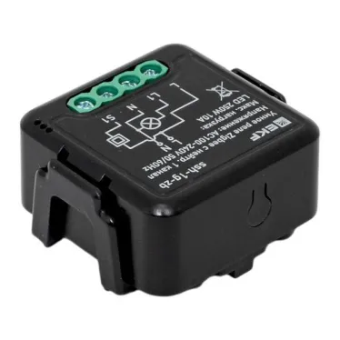 Умное реле в подрозетник 1-канальное с нейтралью Zigbee EKF Connect Select