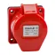 Розетка 324-32А-6h-380AC-3P+PE-IP44