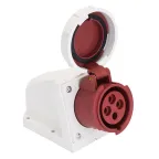 Розетка стационарная наружная 1142 3Р+РЕ 16А 380В IP67 PROxima