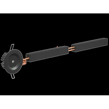 Светильник аварийный BS-ARUNA-53-L1-INEXI2 IP65 Black