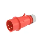                  Вилка кабельная IP44 32A 3P+E+N 400V
               