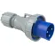 Вилка кабельная 63А/230V/1P+N+E/IP67
