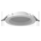                  Светильник светодиодный DL-01 Pro 160 мм 20 Вт 4000 К CRI90 176x51 мм IP65/40 RAL9003 белый муар с рассеивателем опал
               