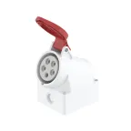                  Розетка наружная IP44 32A 3P+E+N 400V
               