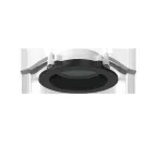                  Светильник светодиодный DL-01 Pro 100 мм 8 Вт 4000 К CRI90 120х49 мм IP65/40 RAL9005 черный муар с защитным силикатным стеклом
               