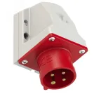                  Вилка настенная, 16А/400V/3P+E/IP44
               