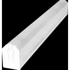                  Светильник светодиодный ДПО 1х18Вт IP20, 620х55х75 мм, под LED лампу T8 G13 , Crystal 118 LED-10 Матовый рассеиватель
               