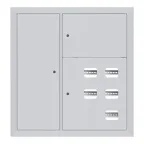 Щит этажный 5 кв. слаботочка слева (1000х950х160) Basic